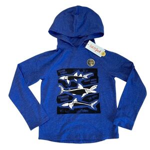 Cat & Jack | Shark Glow in the Dark Hoodie Tee